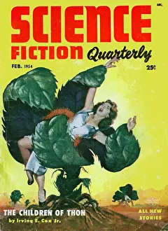 Cover Prints: Woman Eating Plant