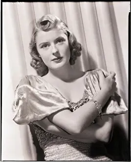 Softness Prints: Woman in Eveningwear with Arms Crossed