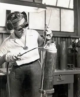Torch Prints: Woman Factory Worker During World War Ii
