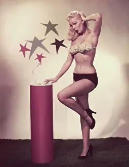 Woman and Fake Firecracker
