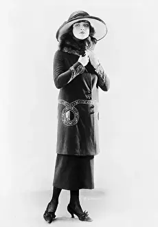 Stole Prints: Woman with Fur Stole