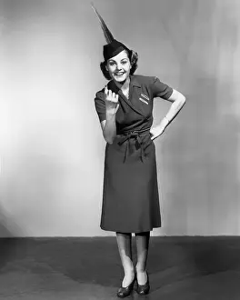 Photographers Model Prints: Woman Gesturing for Attention