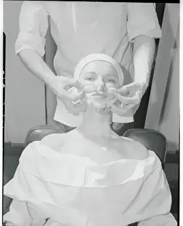 Gruesome Prints: Woman Having Face Trussed