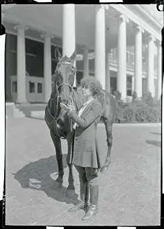 Bath County Prints: Woman with Her Horse