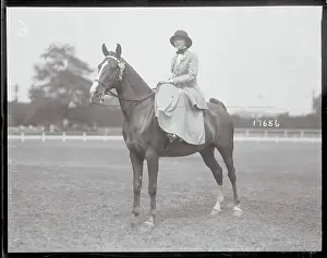 Long Branch Prints: Woman on a Horse