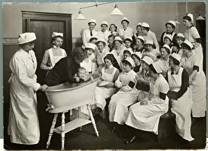 Woman Instructing How to Bathe Babies