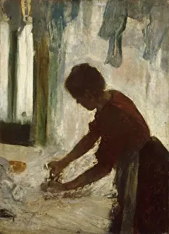 Degas Prints: A Woman Ironing