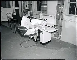 Ironing Prints: Woman Ironing Her Clothes In Laundromat