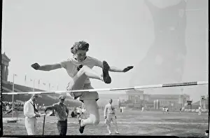Challenge Prints: Woman Jumping over Hurdle