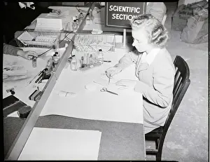 Mail Prints: Woman Looking At Writing On Letter;Espio