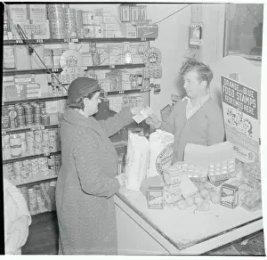 Woman Making a Purchase with Food Stamps