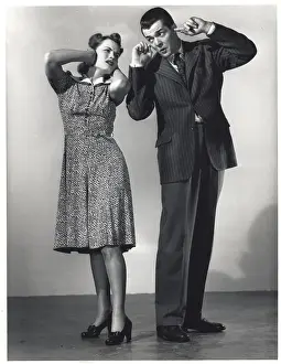 Photographers Model Prints: Woman and Man With Hands Over Ears