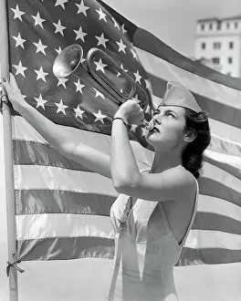 Woman in Military Beauty Contest