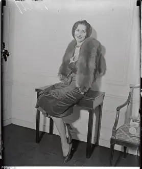 Woman/Model Standing, Smiling, Full Len