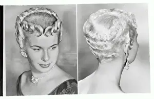 Woman Modeling Coiffures