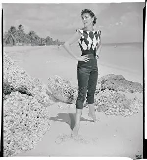 Woman Modeling Leisure Outfit