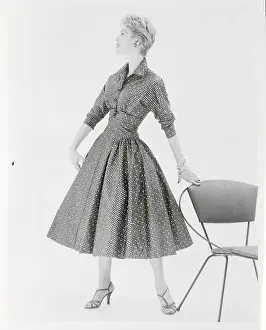 Woman Modeling a Marjae Dress