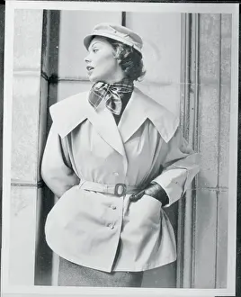 Woman Modeling a Scooter Coat