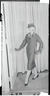 Woman Modeling a Suit