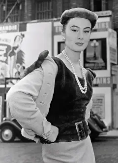 Woman Modeling a Suit