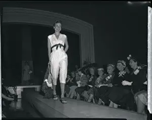 Woman Modelling on Runway