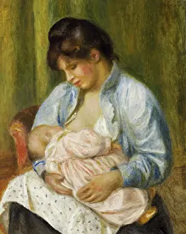 Families Prints: A Woman Nursing a Child