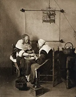 Woman Performing a Bloodletting