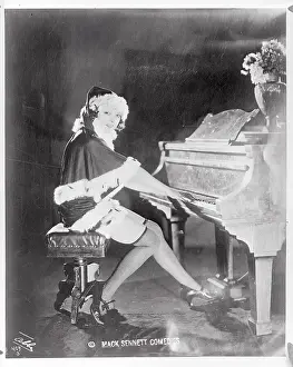 Woman Playing the Piano