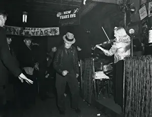 Woman Playing Violin at Nightclub