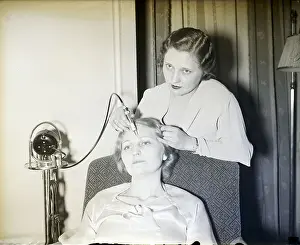 Eyebrows Prints: Woman Plucking Model's Eyebrows