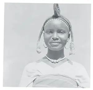 Sudan Prints: Woman Posing