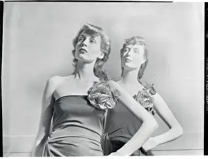 Woman Posing with Mannequin