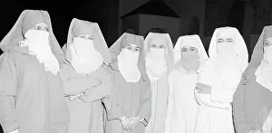 Womens Rights Prints: Woman Protesting Wearing Veils