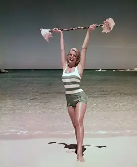 Woman Raising Conch Barbell
