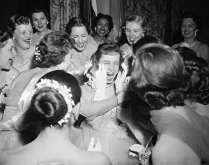 Woman Reacting with Joy