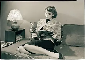 Woman Reading Magazine