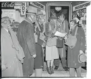 Woman Reading the Time Table
