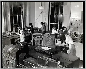 United Service Organizations Prints: Woman Repairing Radios For The Us Army