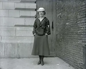 Yard Prints: Woman Sailor, Standing