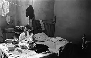 Washing Line Prints: Woman In Slum