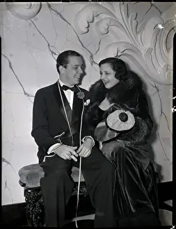 Socialite Prints: Woman and Son at Club on New Years Day