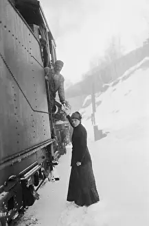 Woman Speaking with Engineer