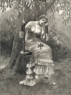 Woman on Swing