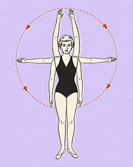 Images Dated 2nd October 2014: Woman Swinging Her Arms