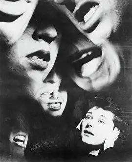 Psychology Prints: Woman Tormented by Voices