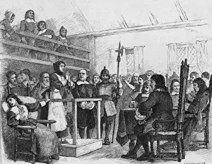 Woman Being Tried For Witchcraft In Court