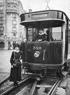 Trolley Prints: Woman Trolley Operators in Paris