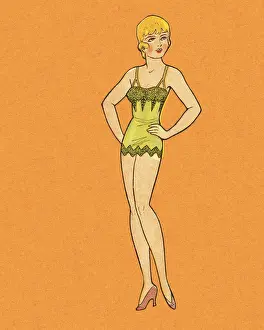 Pop A Prints: Woman in underwear