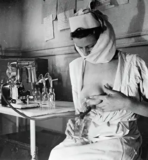 Milk Prints: Woman Uses Apparatus To Draw Breast Milk