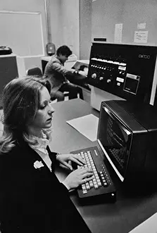 Woman Using Computer